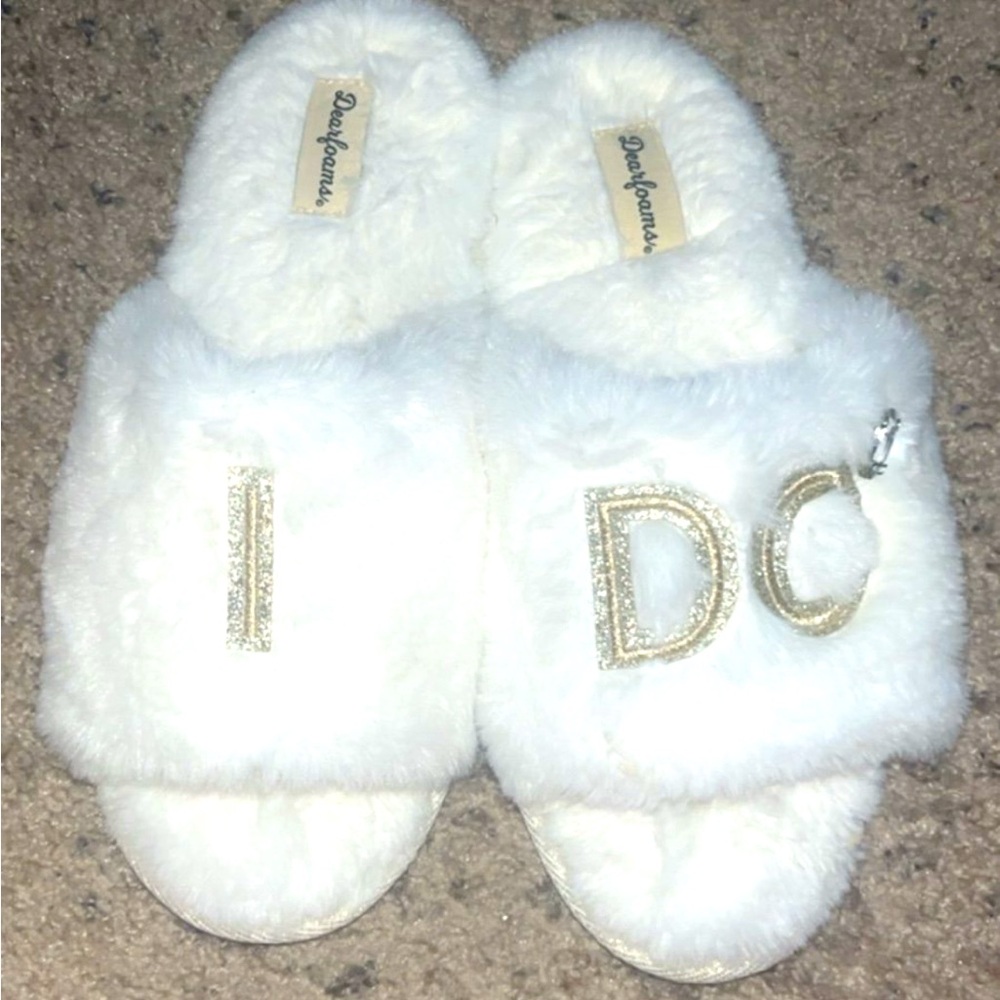 Dearfoam I DO slippers